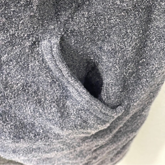 Barefoot Dreams CozyChic Ultra Lite Hi/Lo Cardigan Dark Gray Carbon L/XL 903 - Picture 5 of 8